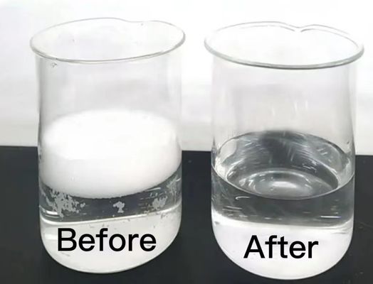 Промышленная очистка воды полиэфира пеногасителя силикона водоочистки ранга белая жидкостная